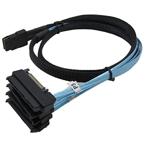 LSIロジック LSI00312 / ホスト側L字型 SFF8087 ケーブル 80cm CBL-RA8087-08M LSIロジック LSI00312 / ホスト側L字型 SFF8087 ケーブル 80cm
